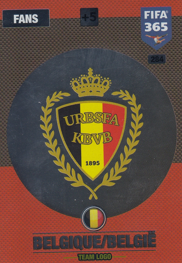 284. BELGIQUE/BELGIË - BELGIUM - FANS - TEAM LOGO