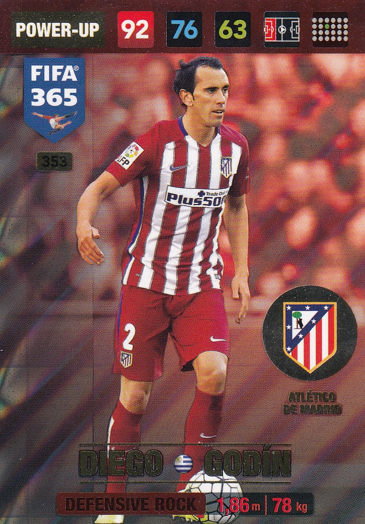 353. DIEGO GODÍN - ATLÉTICO DE MADRID - POWER-UP - DEFENSIVE ROCK