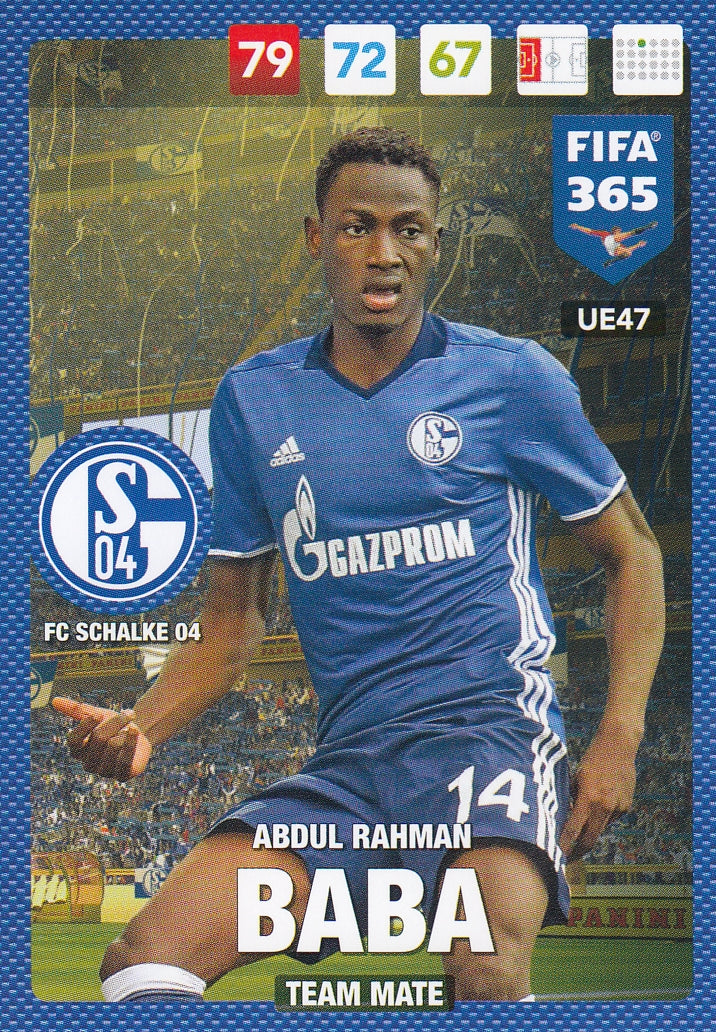 UE047 - ABDUL RAHMAN - FC SCHALKE 04 - TEAM MATE