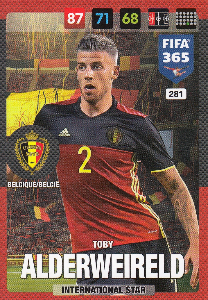 281. TOBY ALDERWEIRELD - BELGIQUE/BELGIË