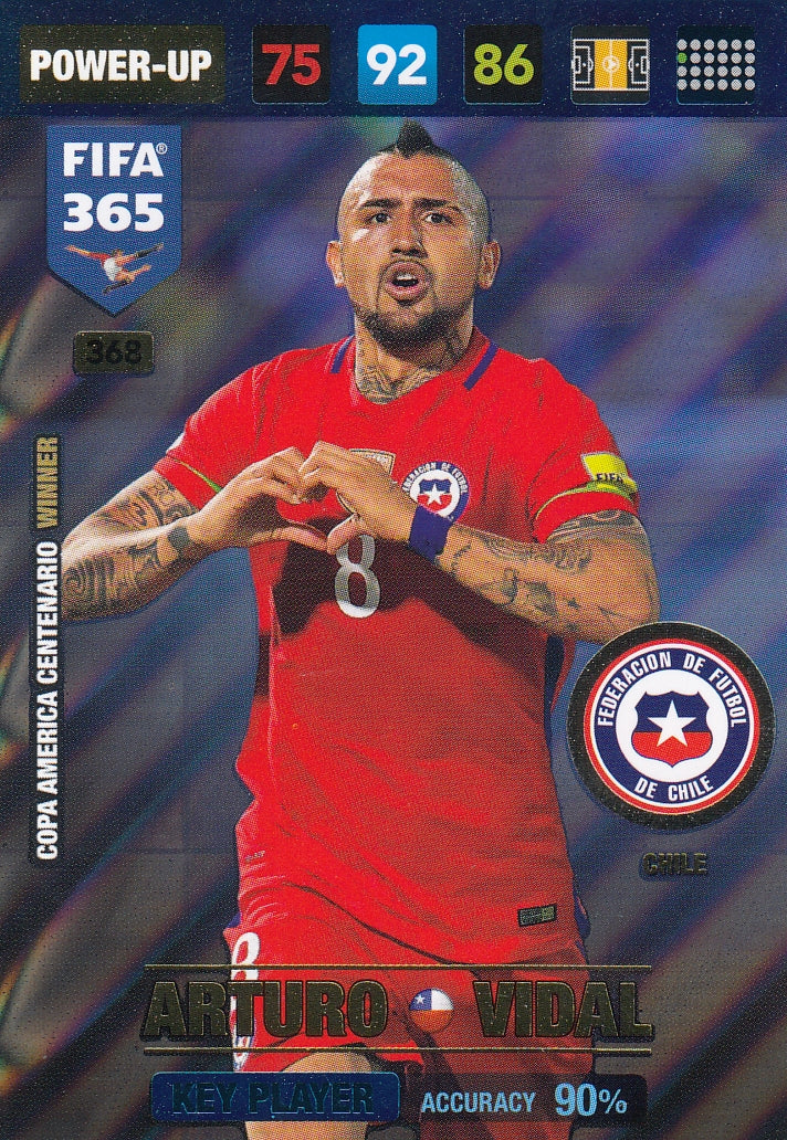 368. ARTURO VIDAL - CHILE - POWER-UP - KEY PLAYER