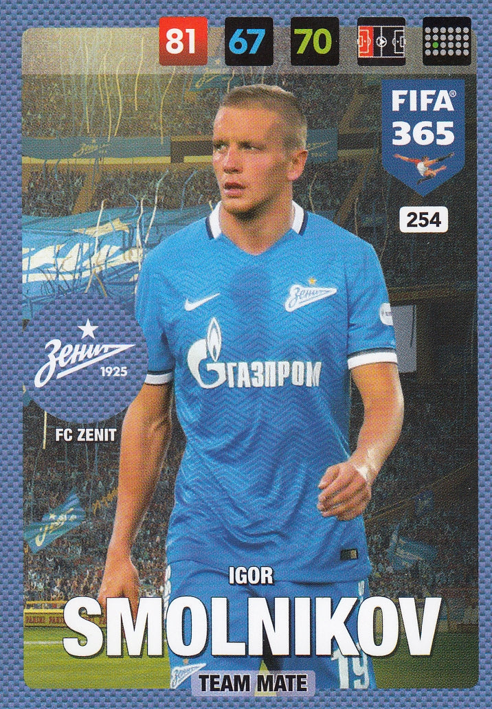 254. IGOR SMOLNIKOV - FC ZENIT - TEAM MATE