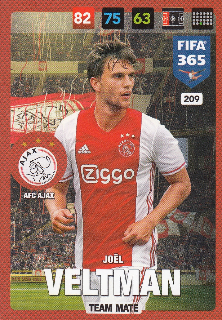 209. JOËL VELTMAN - AFC AJAX - TEAM MATE