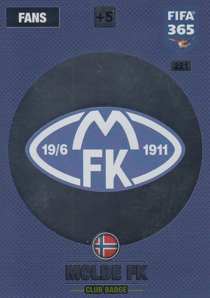 221. MOLDE FK - NORGE - CLUB BADGE