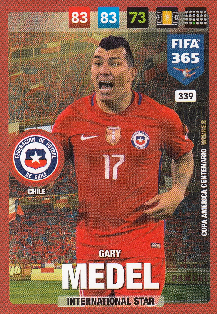 339. GARY MEDEL - CHILE - INTERNATIONAL STAR