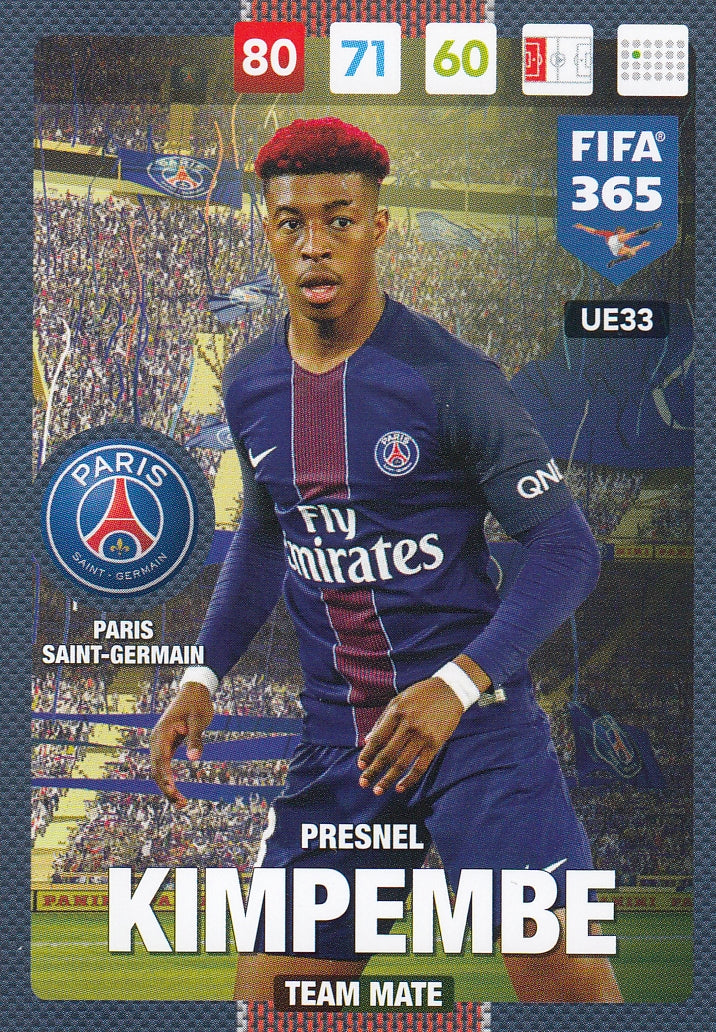 UE033 - PRESNEL KIMPEMBE - PARIS SAINT-GERMAIN - TEAM MATE