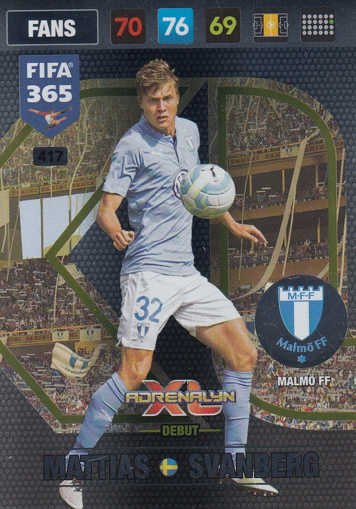 417. MATTIAS SVANBERG - MALMÖ FF - FANS - DEBUT