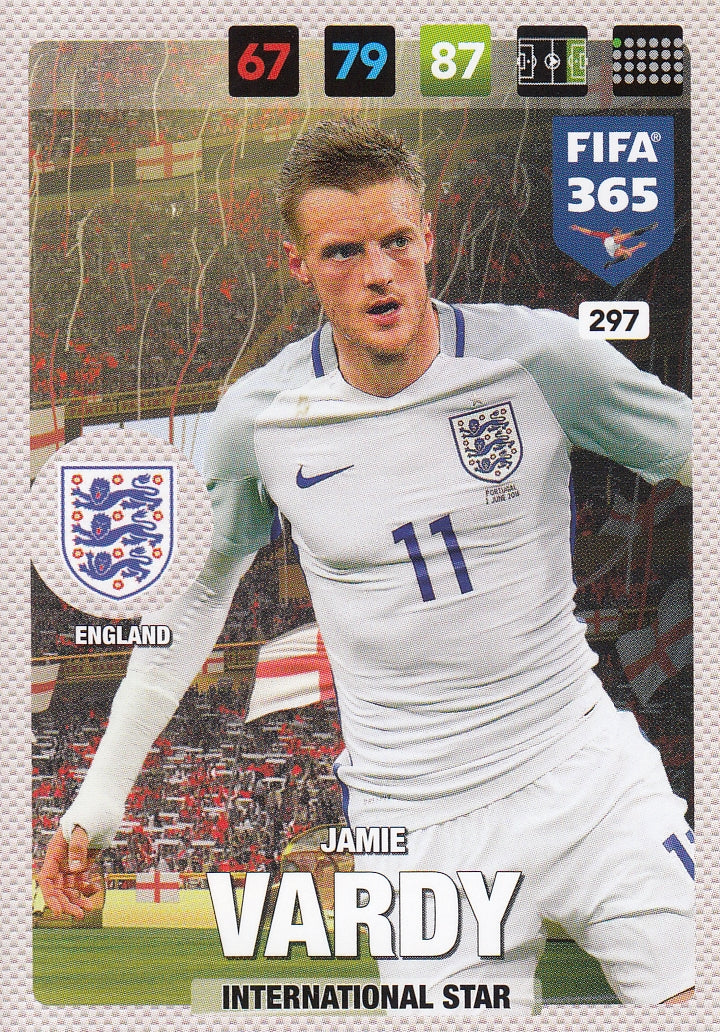 297. JAMIE VARDY - ENGLAND - INTERNATIONAL STAR