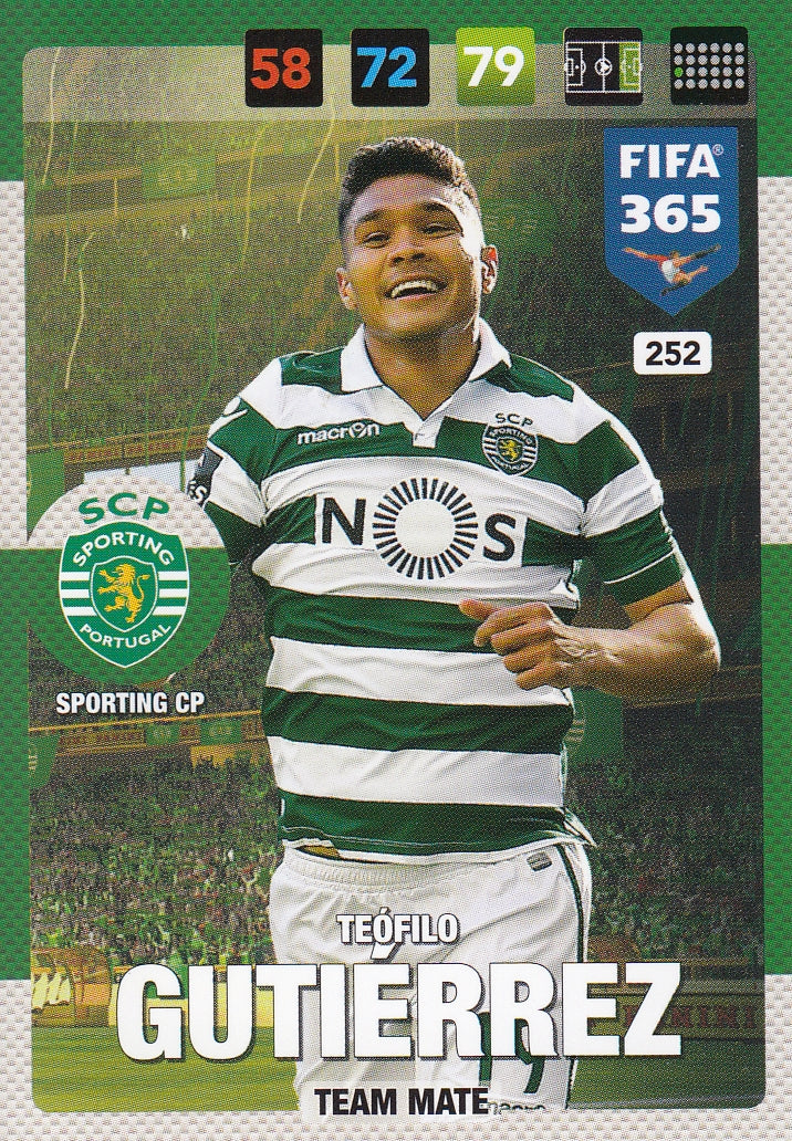 252. TEÓFILO GUTIERREZ - SPORTING CP - TEAM MATE