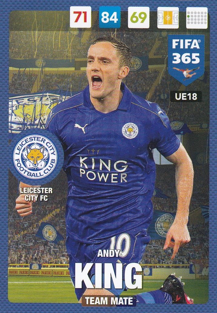UE018 - ANDY KING - LEICESTER CITY FC - TEAM MATE