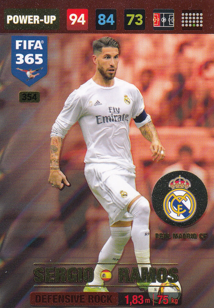 354. SERGIO RAMOS - REAL MADRID CF - POWER-UP - DEFENSIVE ROCK