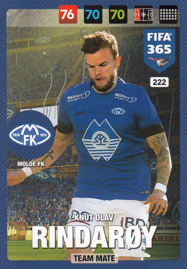 222. KNUT OLAV RINDARØY - MOLDE FK - TEAM MATE