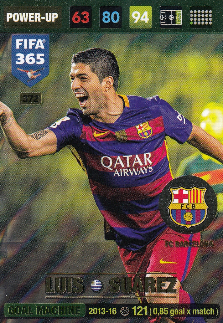 372. LUIS SUÁREZ - FC BARCELONA - POWER-UP - GOAL MACHINE