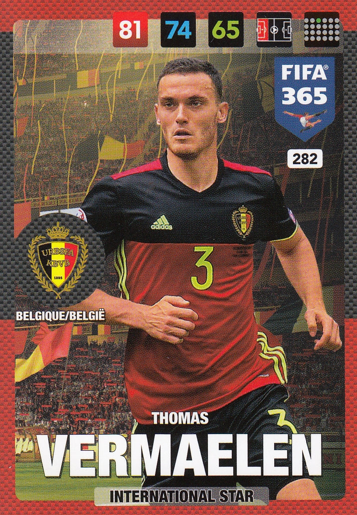 282. THOMAS VERMAELEN - BELGIQUE/BELGIË - INTERNATIONAL STAR