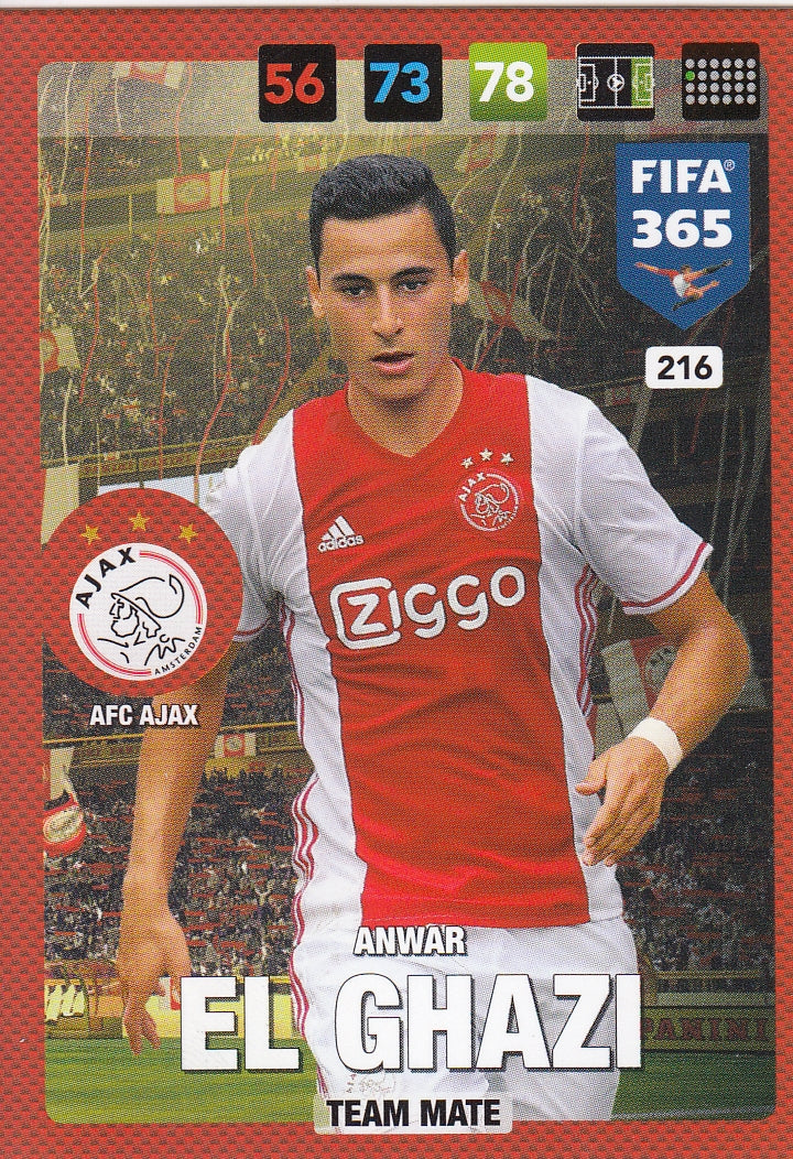 216. ANWAR EL GHAZI - AFC AJAX - TEAM MATE