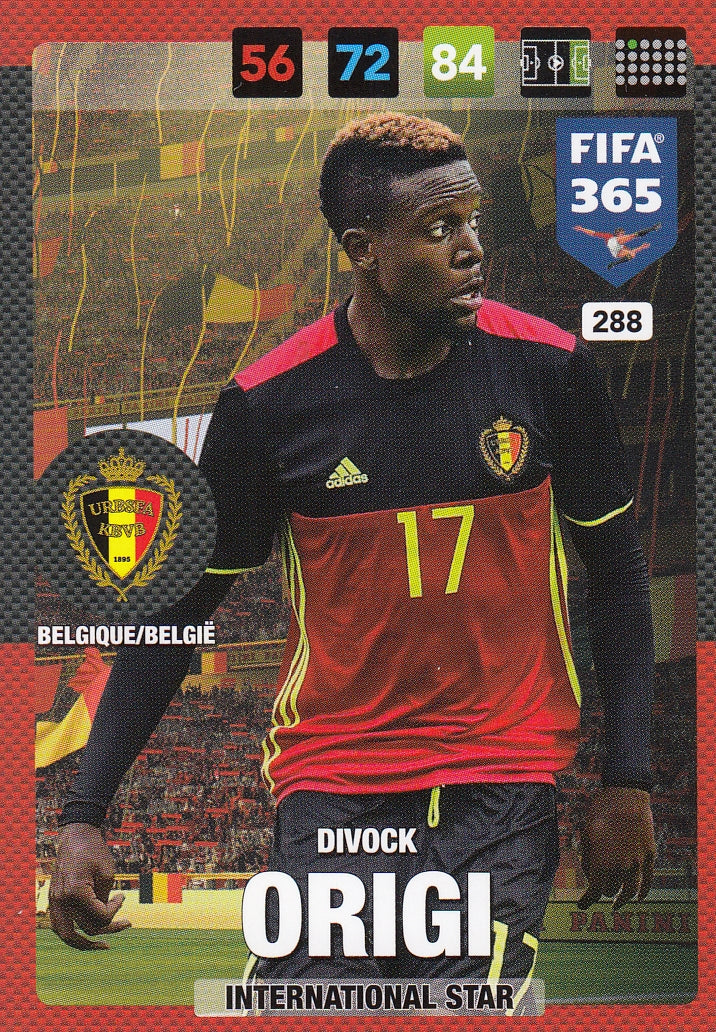 288. DIVOCK ORIGI - BELGIQUE/BELGIË - INTERNATIONAL STAR