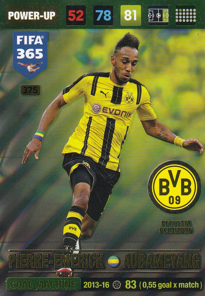 375. PIERRE-EMERICK AUBAMEYANG - BORUSSIA DORTMUND - POWER-UP - GOAL MACHINE