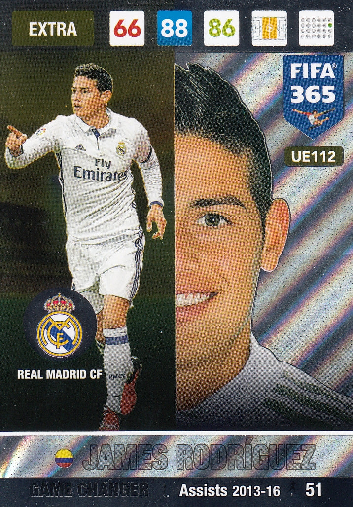 UE112 - JAMES RODRIGUEZ - REAL MADRID CF - EXTRA - GAME CHANGER