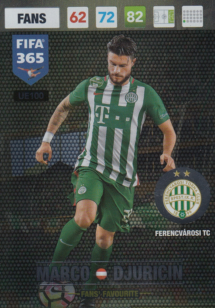 UE100 - MARCO DJURICIN - FERENCVÁROSI TC - FANS - FAN’S FAVOURITE