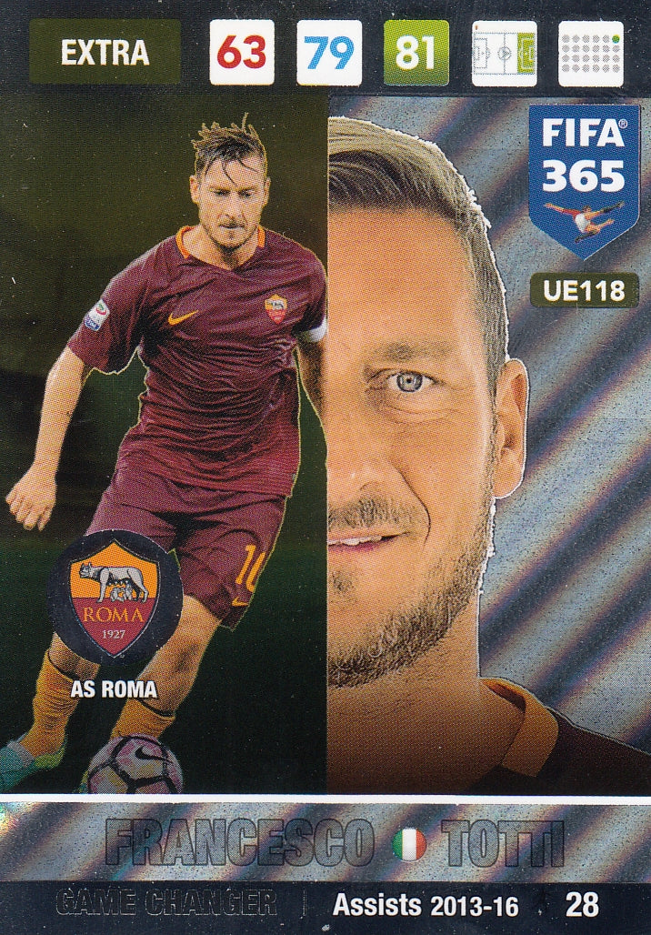 UE118 - FRANCESCO TOTTI - AS ROMA - EXTRA - GAME CHANGER