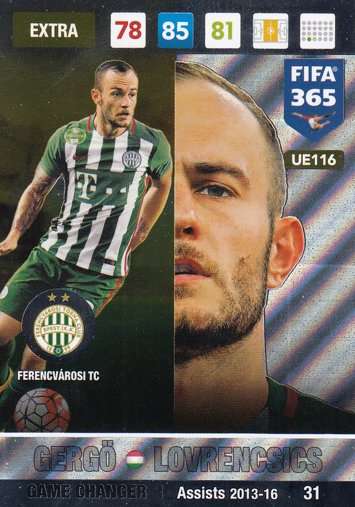 UE116 - GERGÖ LOVRENCSICS - FERENCVÁROSI TC - EXTRA - GAME CHANGER