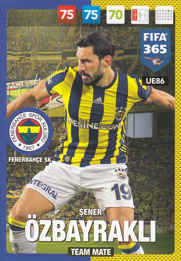 UE086 - SENER ÖZBAYRAKLI - FENERBAHCE SK - TEAM MATE