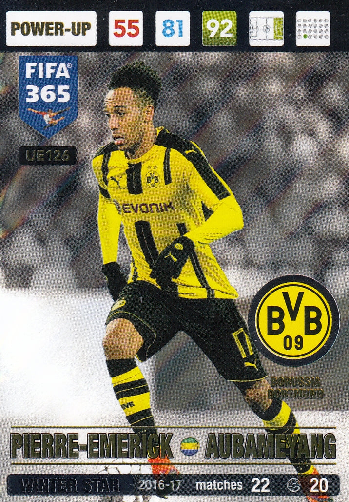 UE126 - PIERRE-EMERICK AUBAMEYANG - BORUSSIA DORTMUND - POWER-UP - WINTER STAR