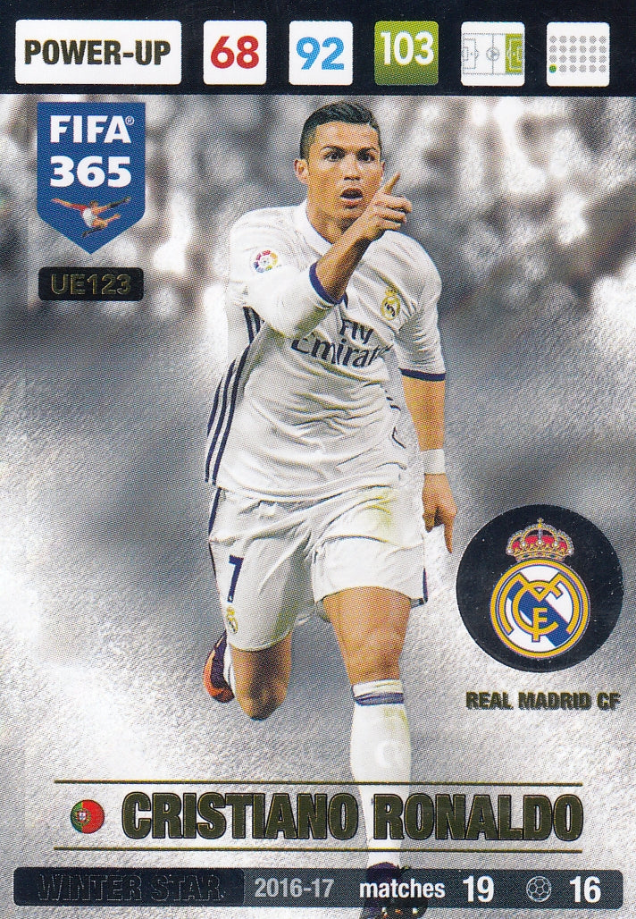 UE123 - CRISTIANO RONALDO - REAL MADRID CF - POWER-UP - WINTER STAR