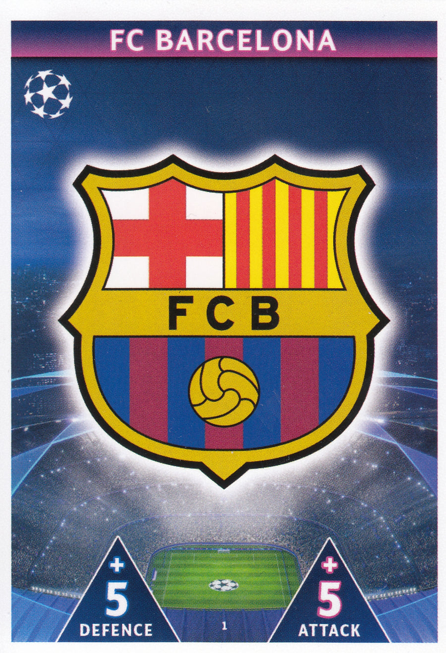001. FC BARCELONA - CLUB BADGE