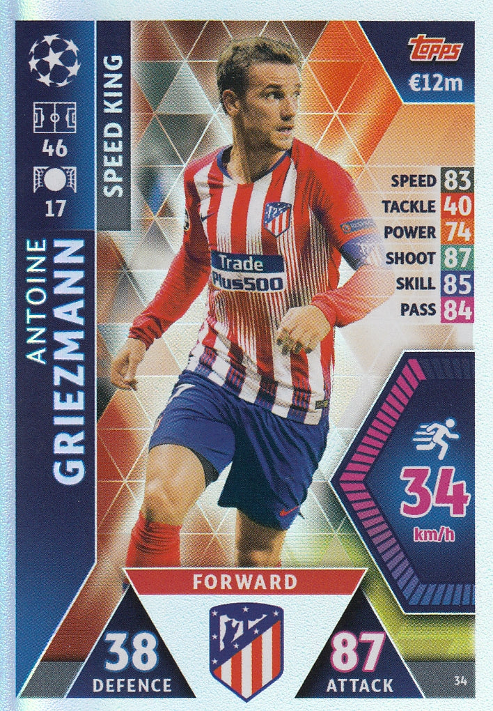034. ANTOINE GRIEZMANN - ATLETICO DE MADRID - SPEED KING