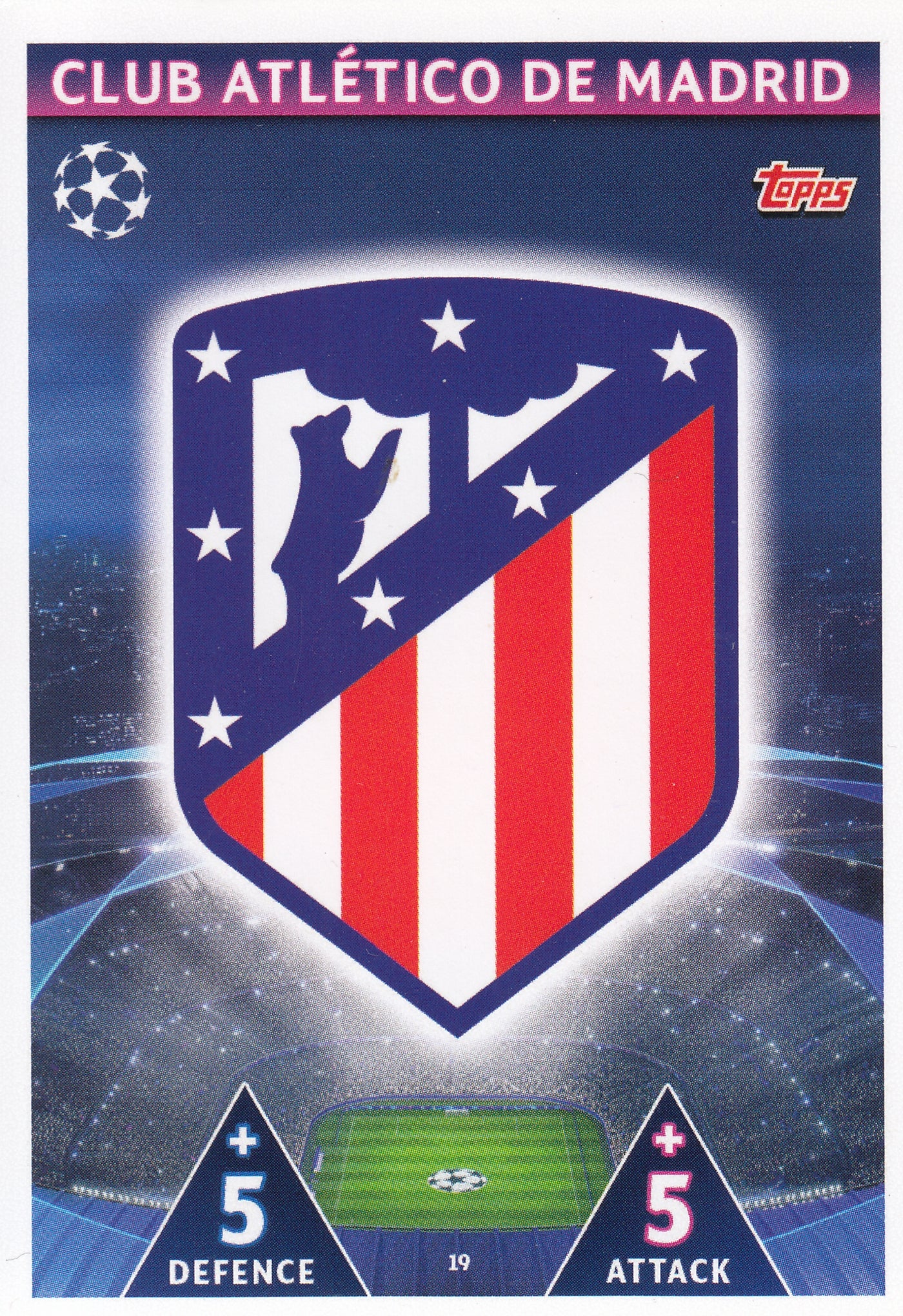 019. ATLETICO DE MADRID - CLUB BADGE