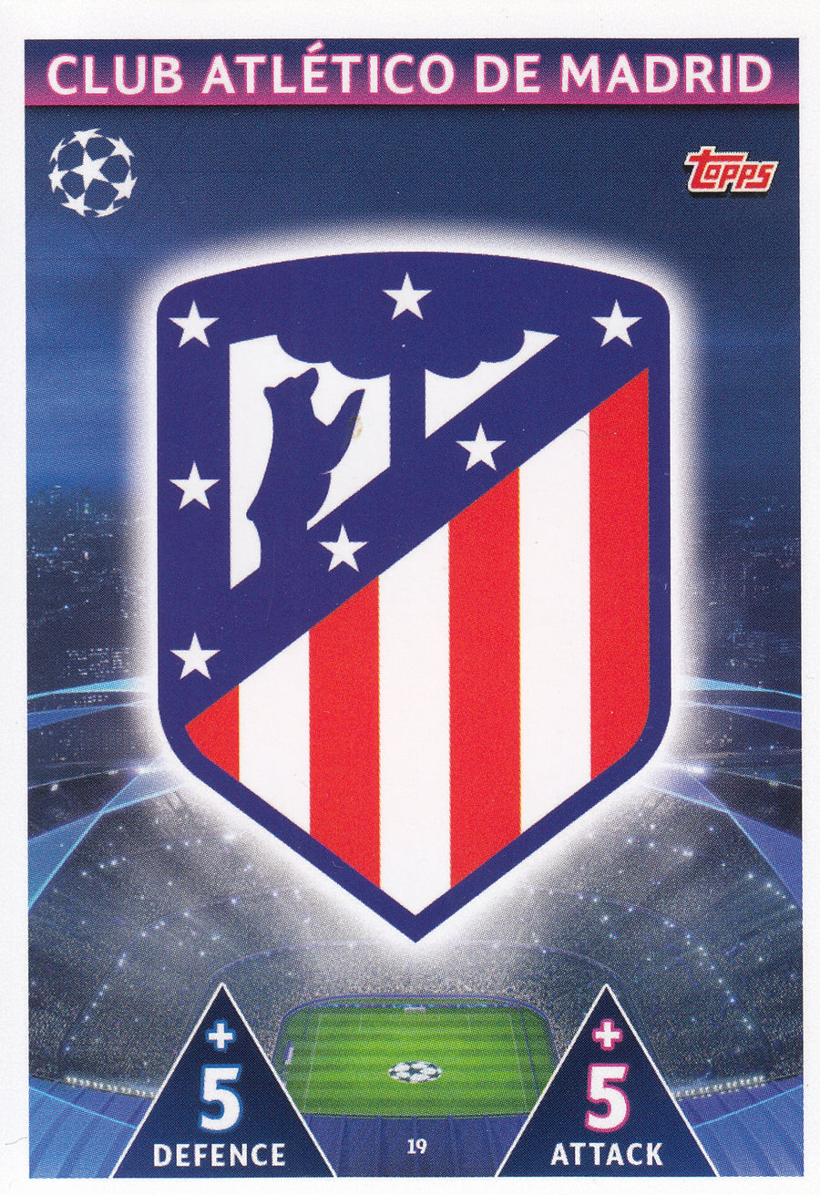 019. ATLETICO DE MADRID - CLUB BADGE