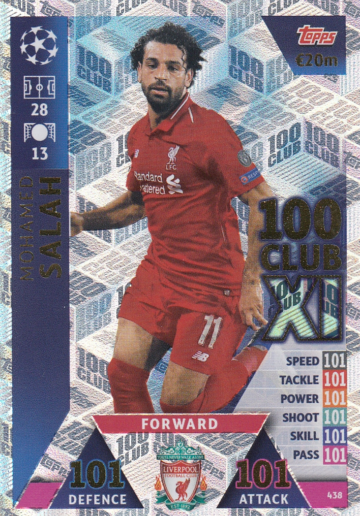 438. MOHAMED SALAH - LIVERPOOL - 100 CLUB