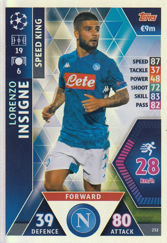232. LORENZO INSIGNE - SSC NAPOLI - SPEED KING