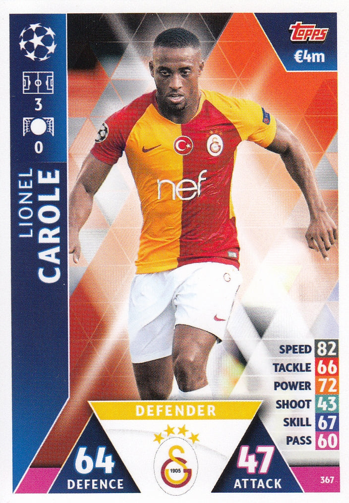 367. LIONEL CAROLE - GALATASARAY AS