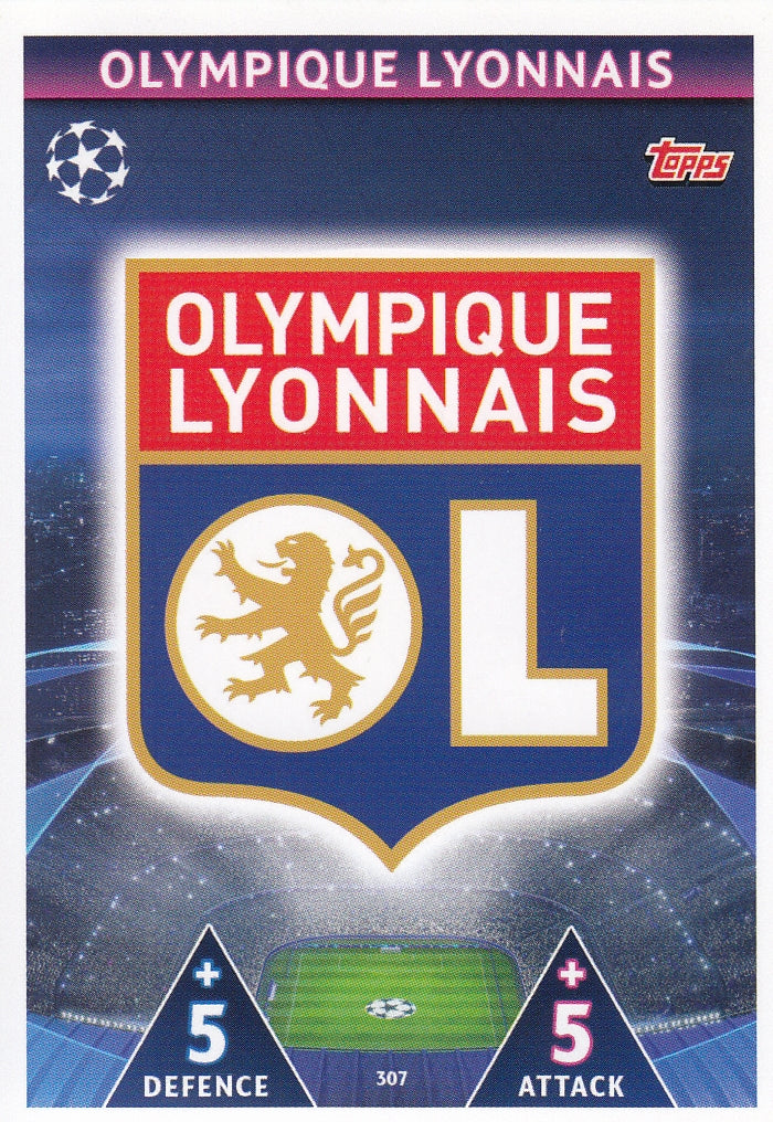 307. OLYMPIQUE LYONNAIS - CLUB BADGE