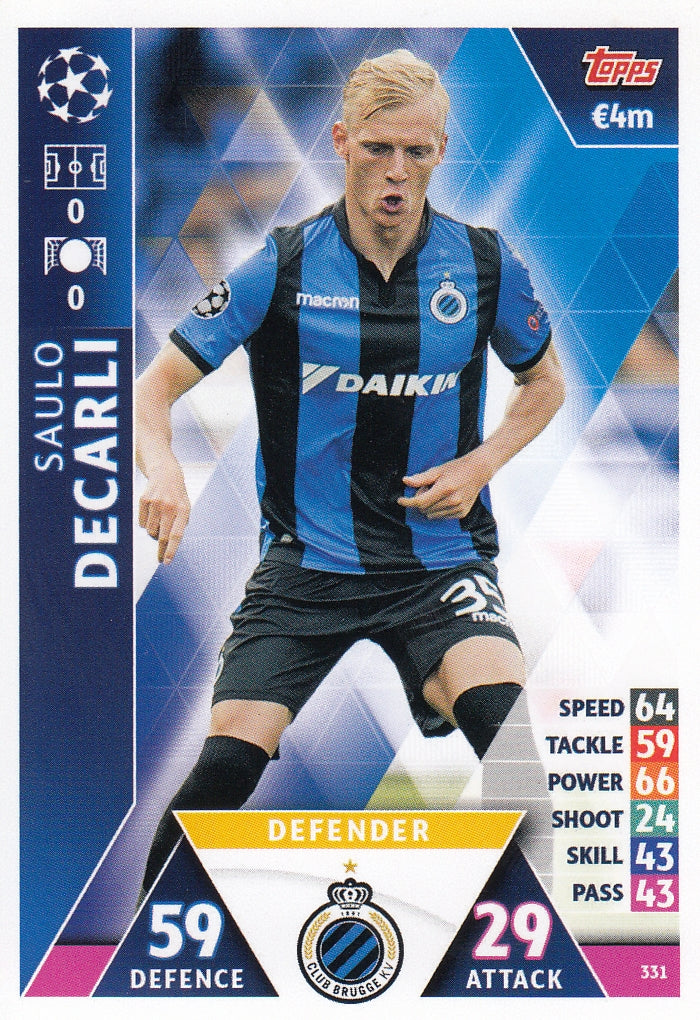 331. SAULO DECARLI - CLUB BRUGGE