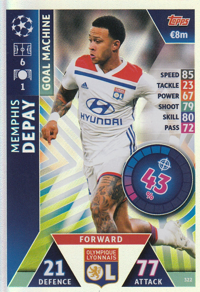 322. MEMPHIS DEPAY - OLYMPIQUE LYONNAIS - GOAL MACHINE