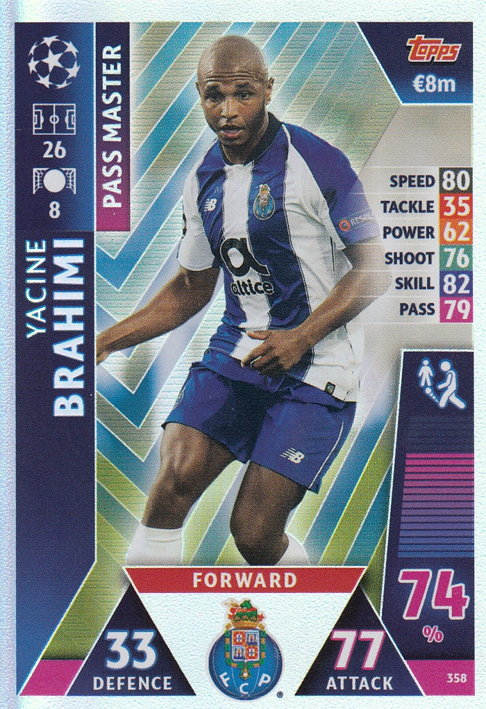 358. YACINE BRAHIMI - FC PORTO - PASS MASTER