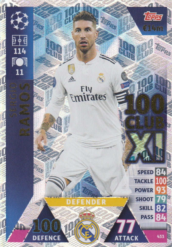 433. SERGIO RAMOS - REAL MADRID C.F. - 100 CLUB