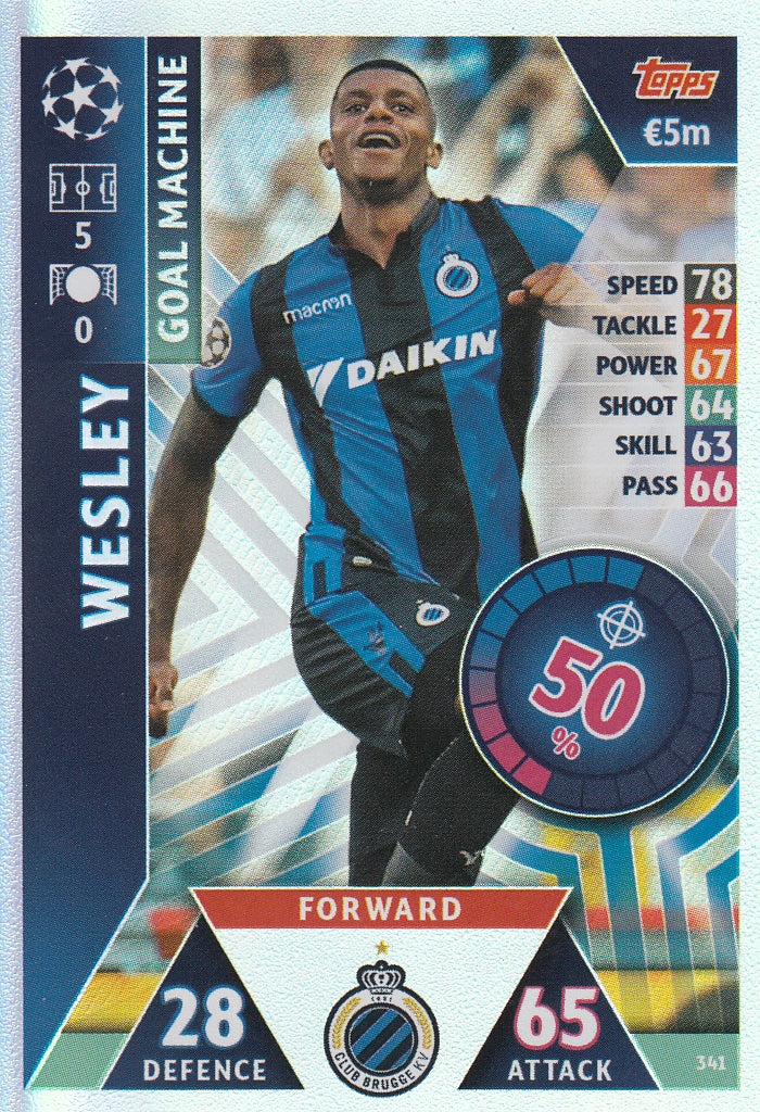 341. WESLEY - CLUB BRUGGE - GOAL MACHINE