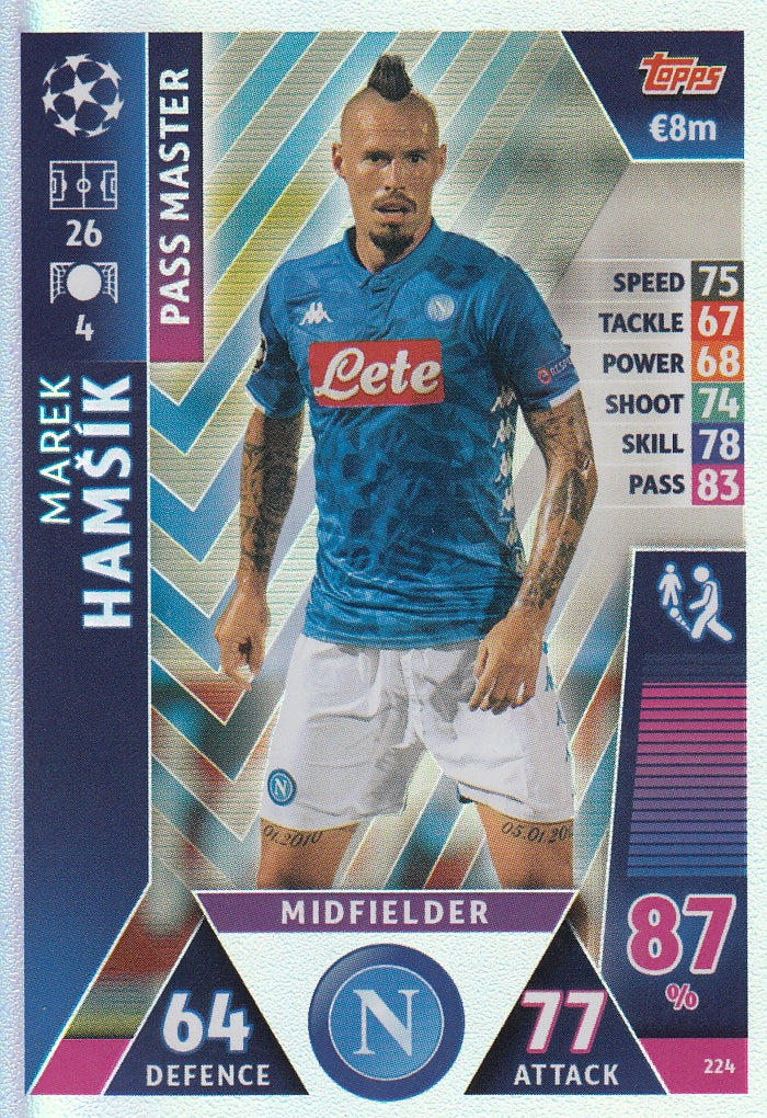 224. MAREK HAMSIK - SSC NAPOLI - PASS MASTER