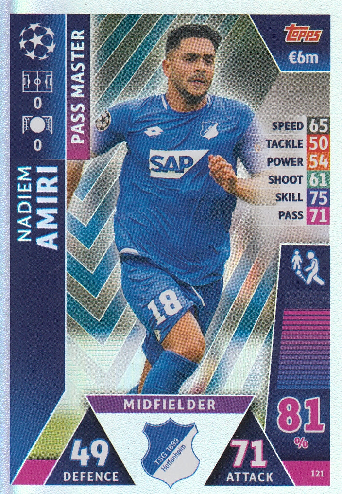 121. NADIEM AMIRI - TSG 1899 HOFFENHEIM - PASS MASTER