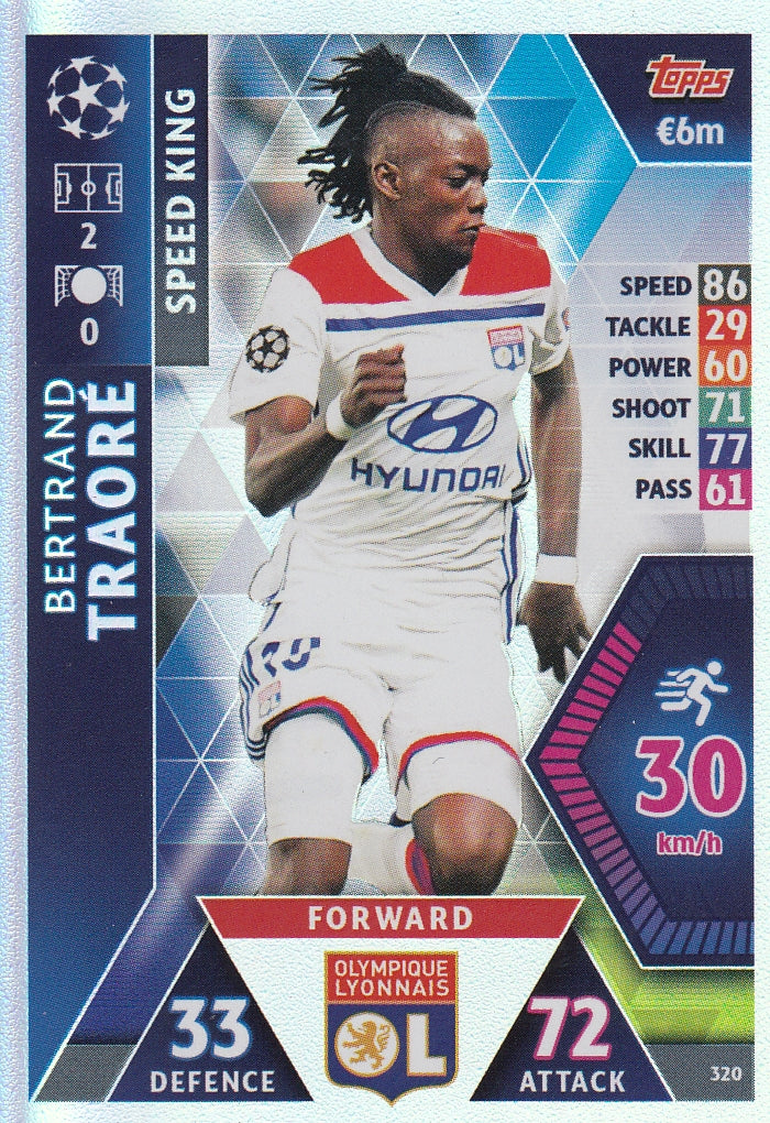 320. BERTRAND TRAORE - OLYMPIQUE LYONNAIS - SPEED KING