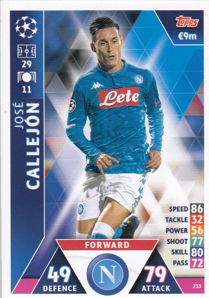 233. JOSE CALLEJON - SSC NAPOLI