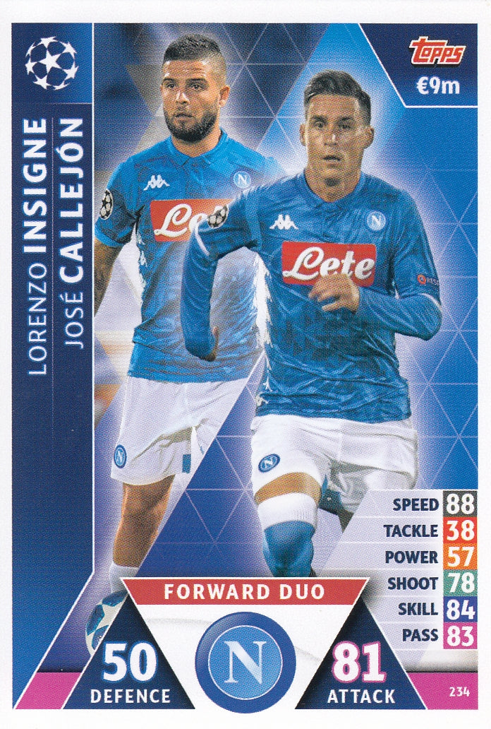 234. LORENZO INSIGNE - JOSE CALLEJON - SSC NAPOLI