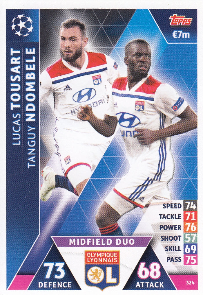 324. LUCAS TOUSART - TANGUY NDOMBELE - OLYMPIQUE LYONNAIS