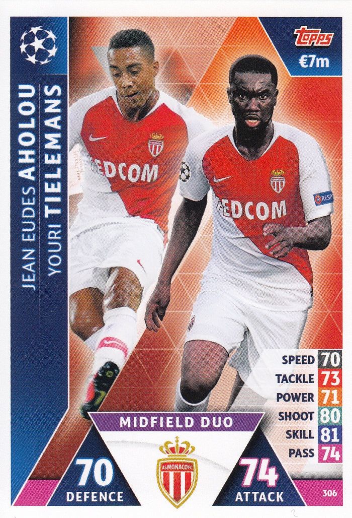 306. JEAN EUDES AHOLOU - YOURI TIELEMANS - AS MONACO FC