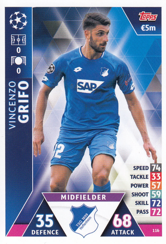 116. VICENZO GRIFO - TSG 1899 HOFFENHEIM