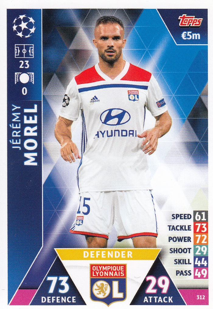 312. JEREMY MOREL - OLYMPIQUE LYONNAIS